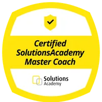 Certified Solutions Academy Master Coach badge